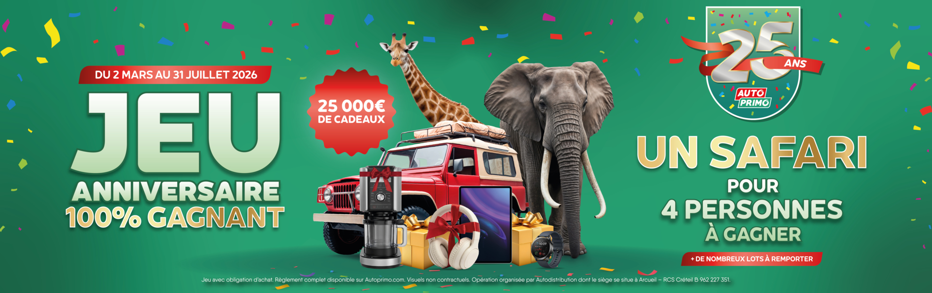 Tentez de gagner un safari pour 4 personnes